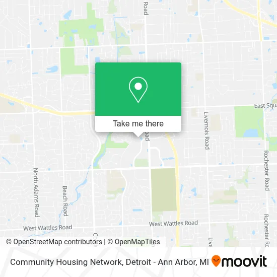 Community Housing Network map