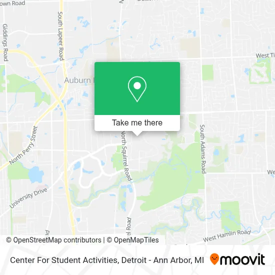 Center For Student Activities map