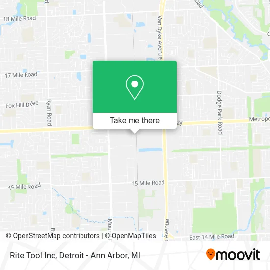 Rite Tool Inc map