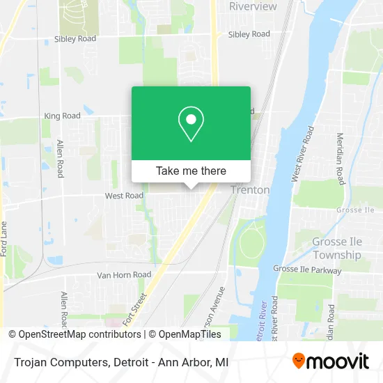Trojan Computers map