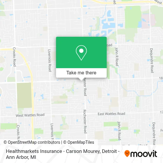 Healthmarkets Insurance - Carson Mourey map