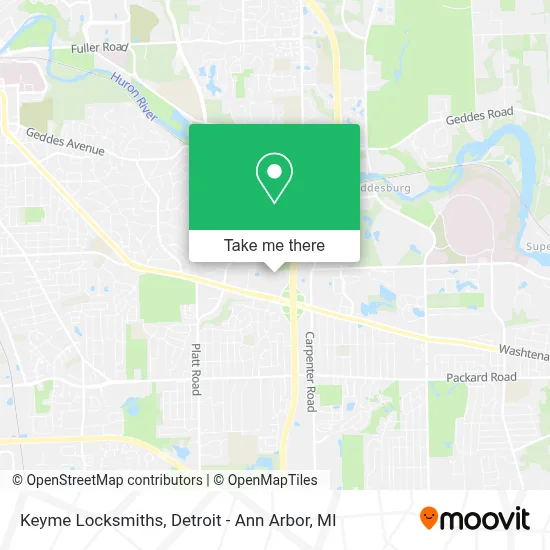Keyme Locksmiths map
