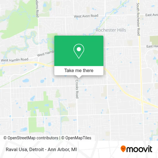 Raval Usa map