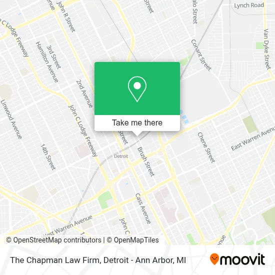 The Chapman Law Firm map