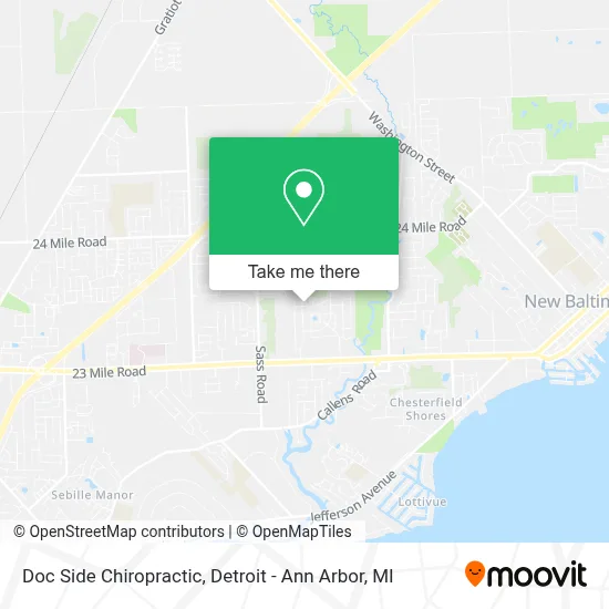 Doc Side Chiropractic map