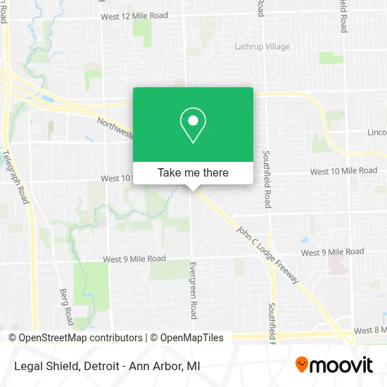 Legal Shield map