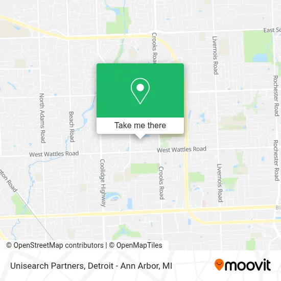 Unisearch Partners map