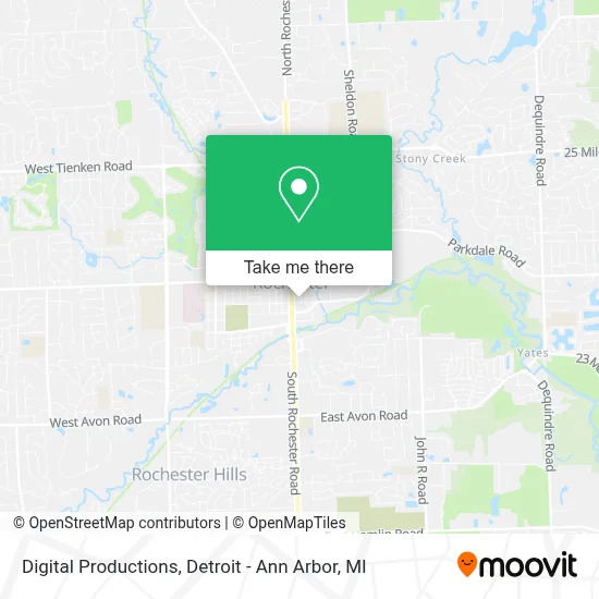 Digital Productions map