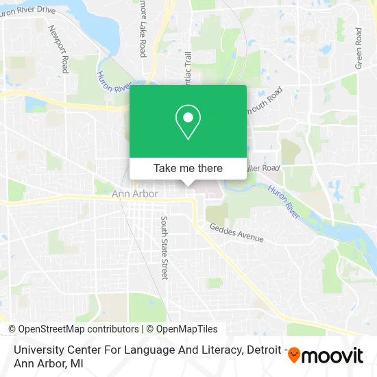 University Center For Language And Literacy map