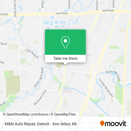M&N Auto Repair map