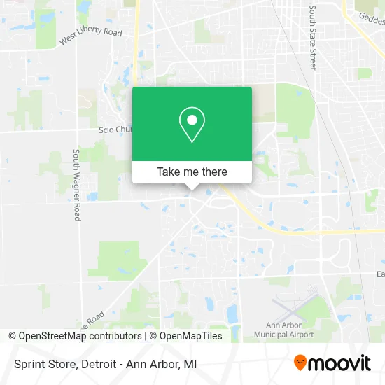 Sprint Store map