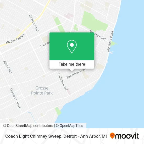 Coach Light Chimney Sweep map