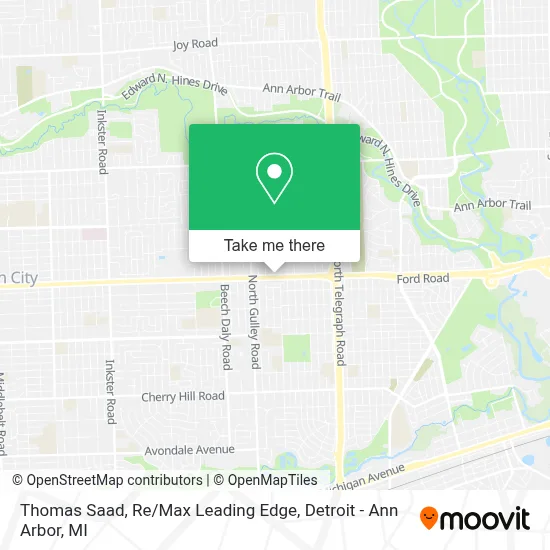 Thomas Saad, Re / Max Leading Edge map