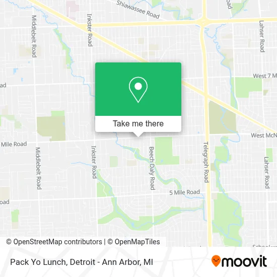 Pack Yo Lunch map
