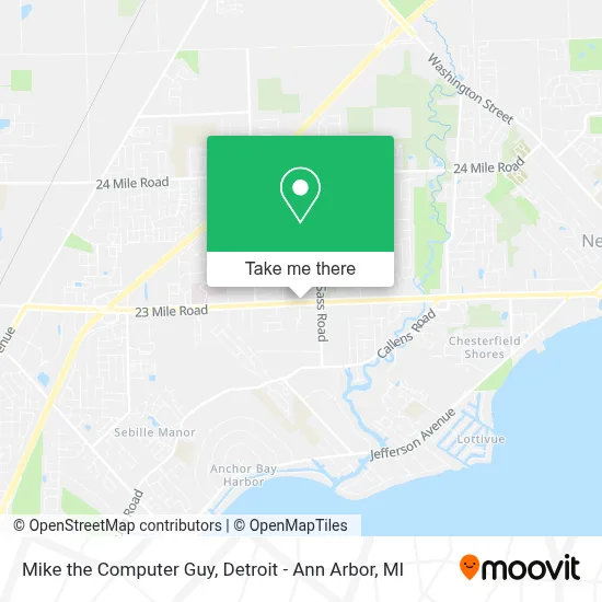 Mike the Computer Guy map