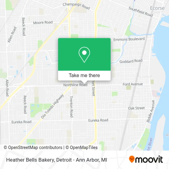 Heather Bells Bakery map