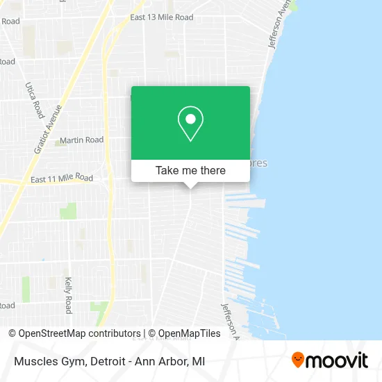 Muscles Gym map