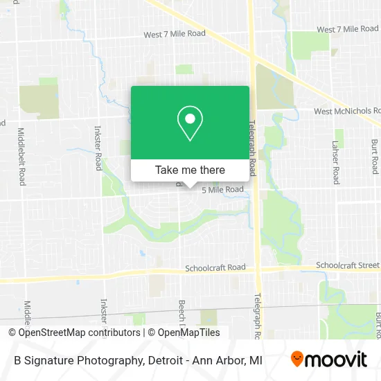 B Signature Photography map