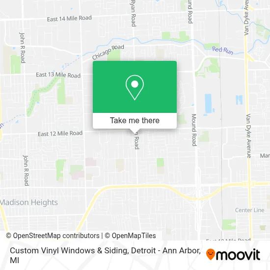 Custom Vinyl Windows & Siding map