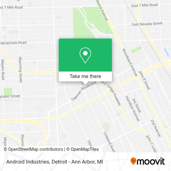 Android Industries map
