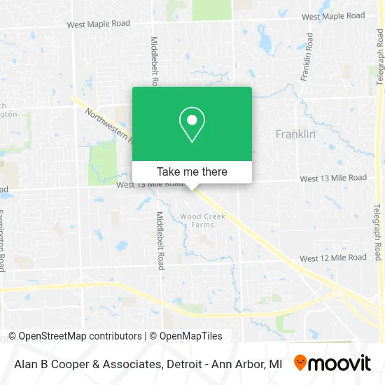 Alan B Cooper & Associates map