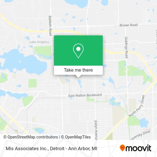 Mis Associates Inc. map