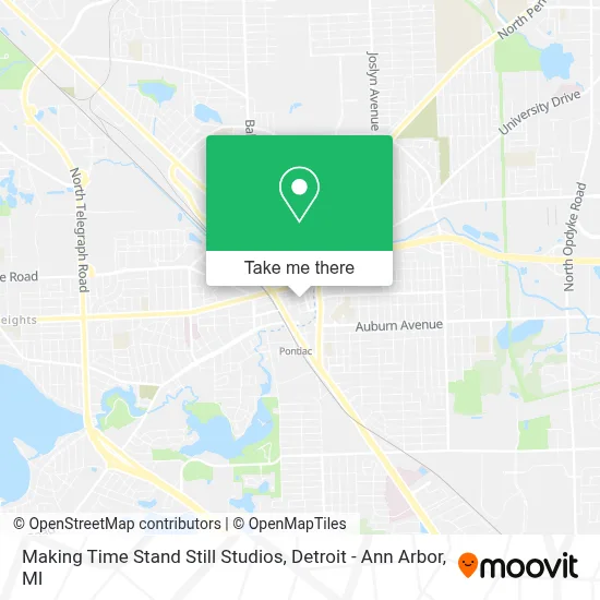 Making Time Stand Still Studios map