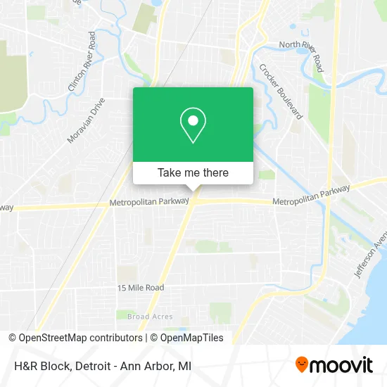 H&R Block map