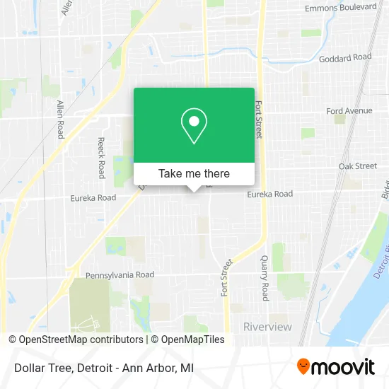 Dollar Tree map