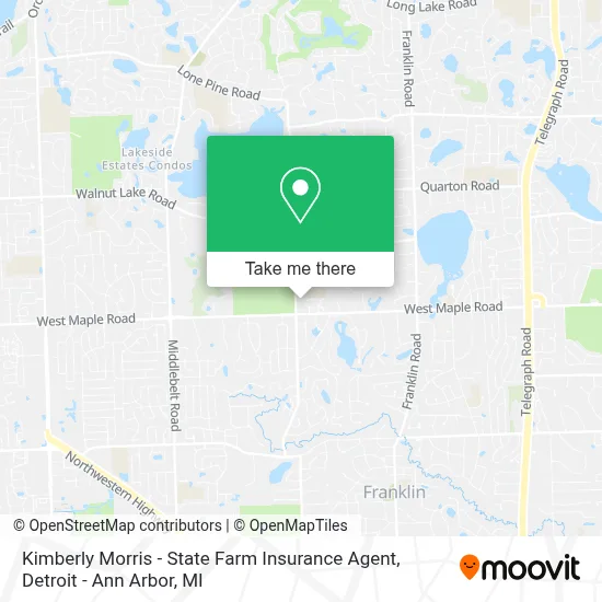 Kimberly Morris - State Farm Insurance Agent map