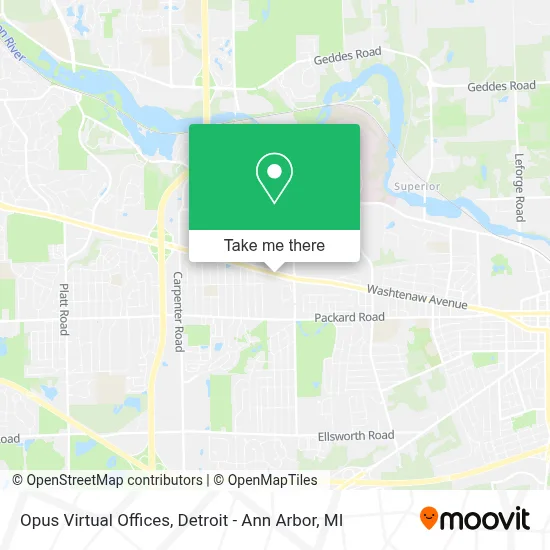 Opus Virtual Offices map