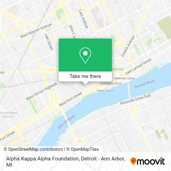 Alpha Kappa Alpha Foundation map