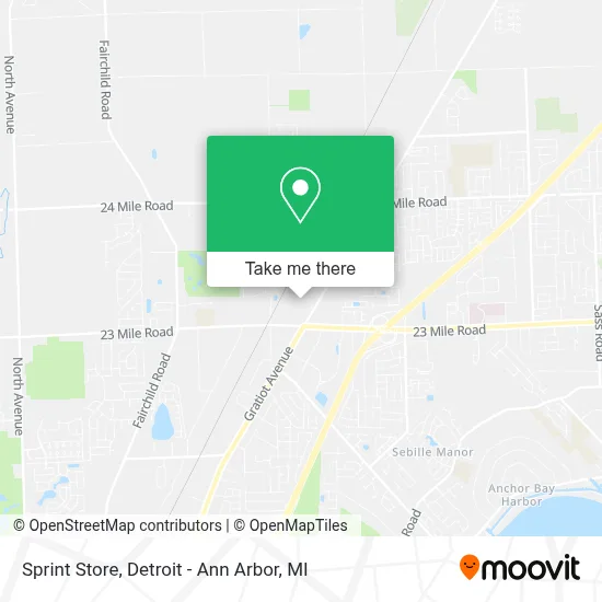 Sprint Store map