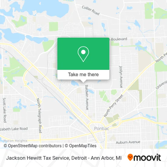 Jackson Hewitt Tax Service map