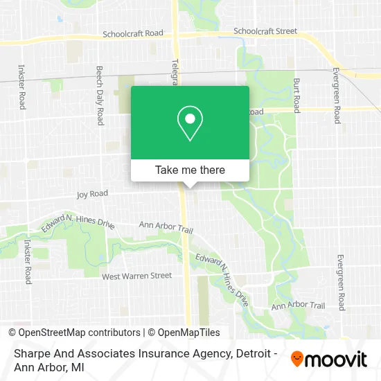Sharpe And Associates Insurance Agency map