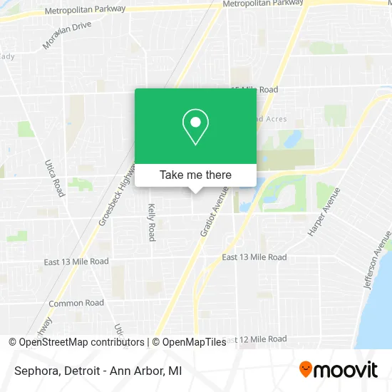 Sephora map