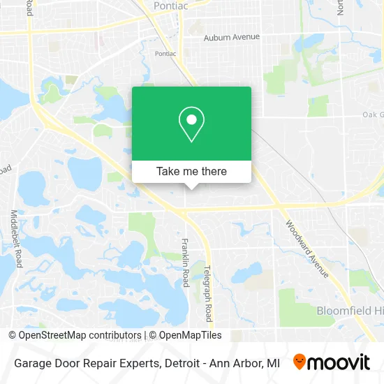 Garage Door Repair Experts map