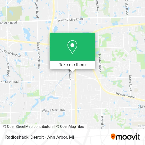 Radioshack map
