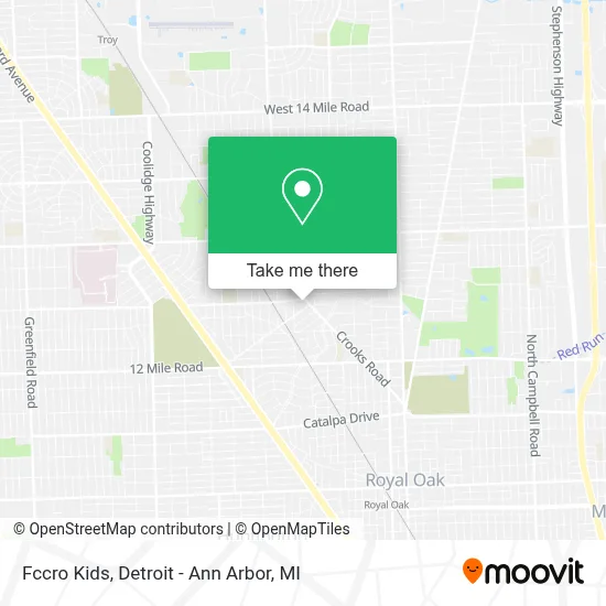 Fccro Kids map