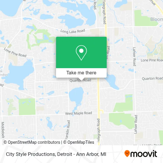 City Style Productions map