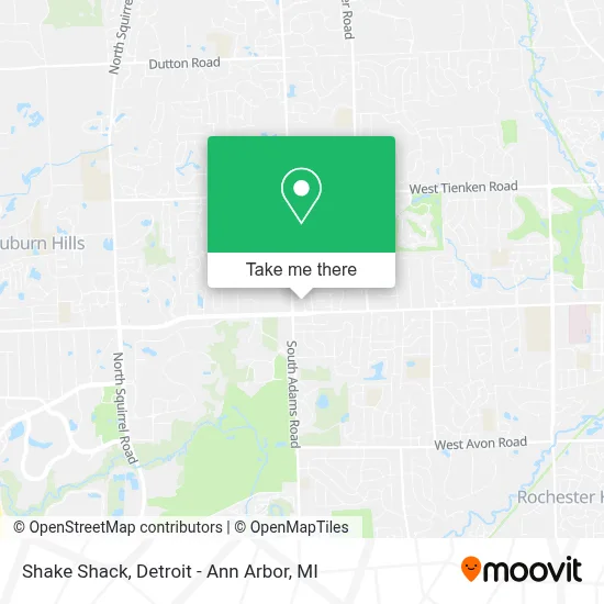 Shake Shack map