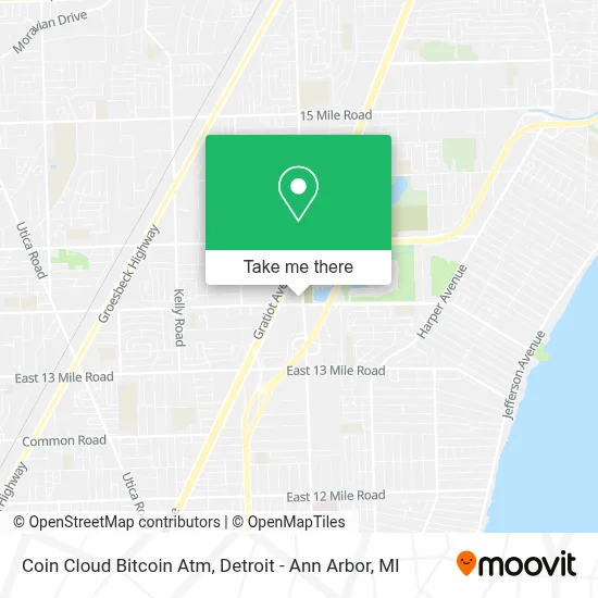 Coin Cloud Bitcoin Atm map