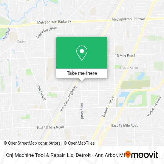 Cnj Machine Tool & Repair, Llc map