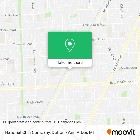 National Chili Company map