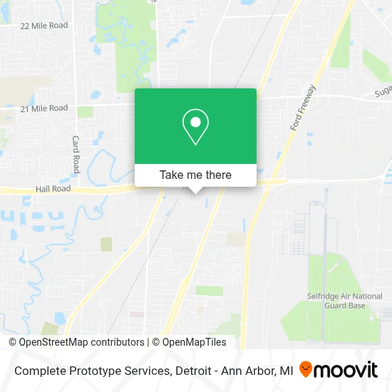 Complete Prototype Services map