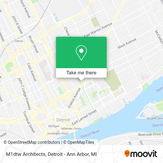 M1dtw Architects map