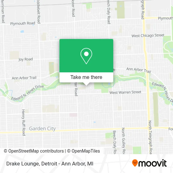 Drake Lounge map