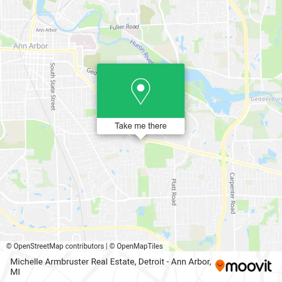 Michelle Armbruster Real Estate map