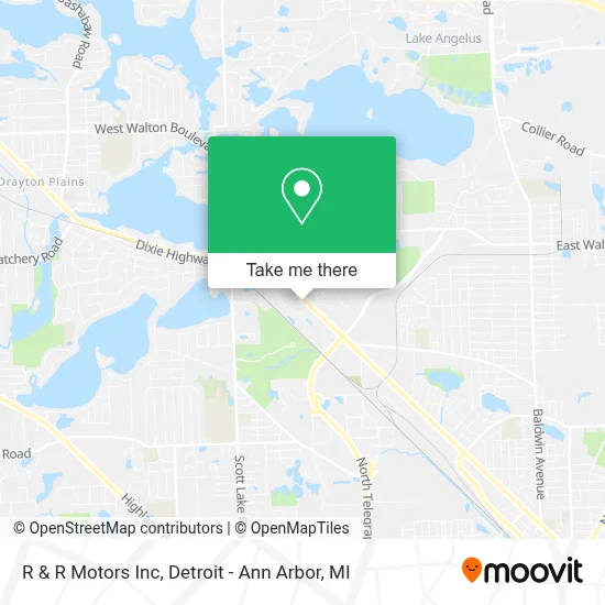 R & R Motors Inc map