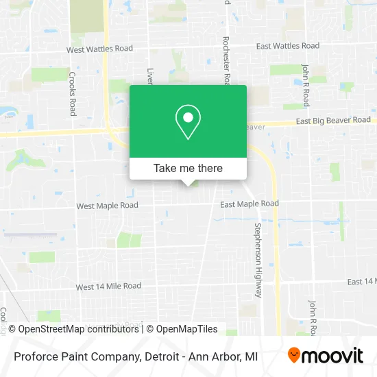 Proforce Paint Company map
